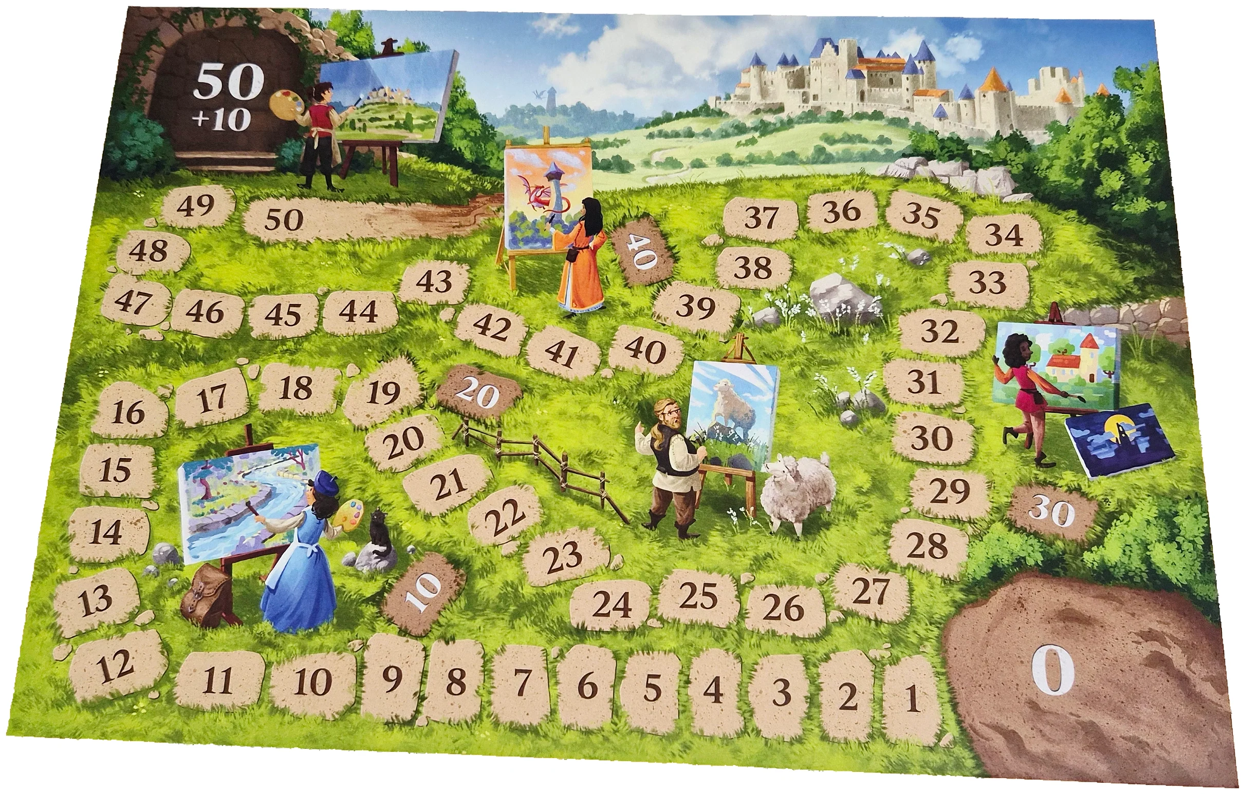Carcassonne: The Journey to Carcassonne Scoreboard - Image 2