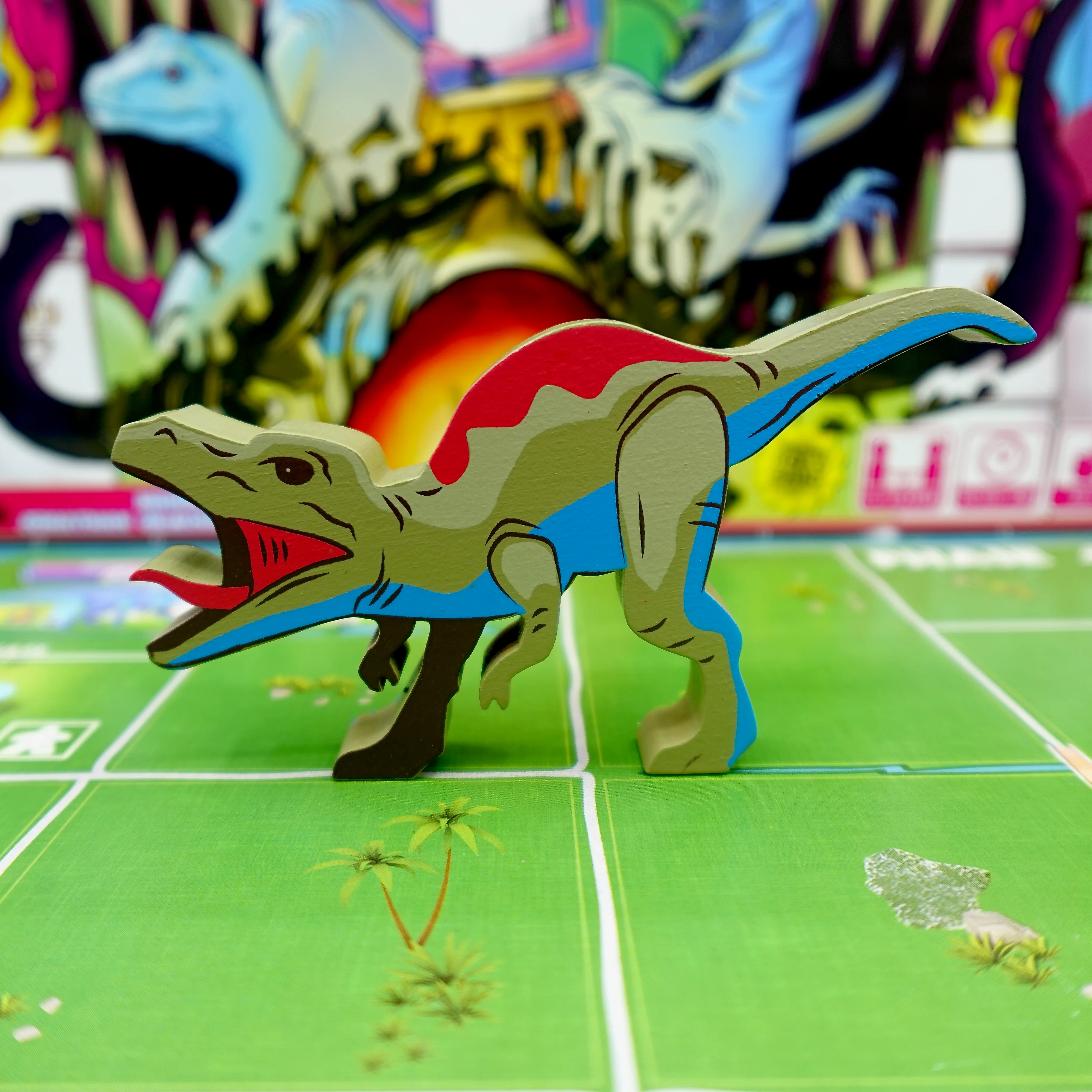 Dinosaur Island: Wooden Dinosaur Upgrade Set (Meeple Source) - Image 28