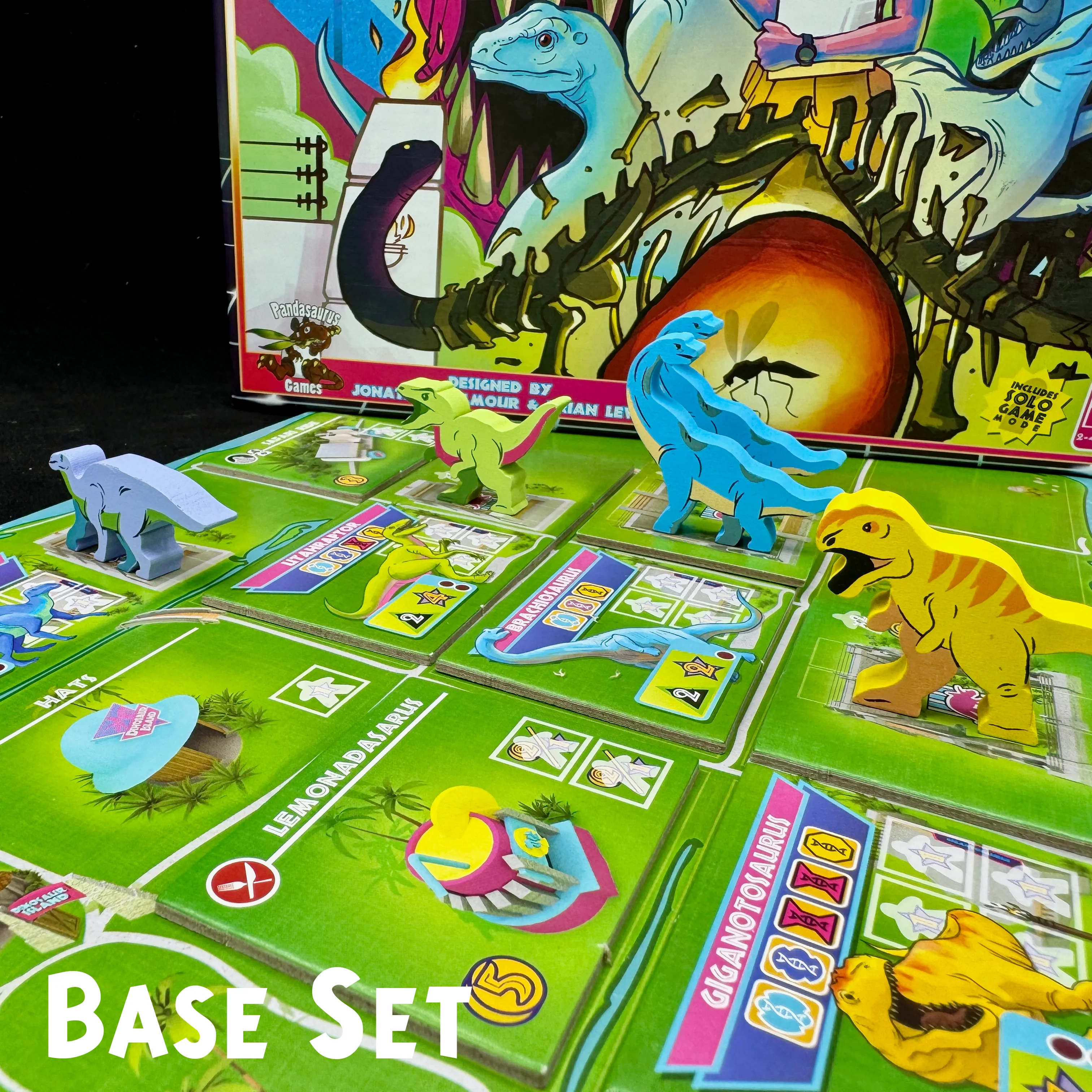 Dinosaur Island: Wooden Dinosaur Upgrade Set (Meeple Source) - Image 7