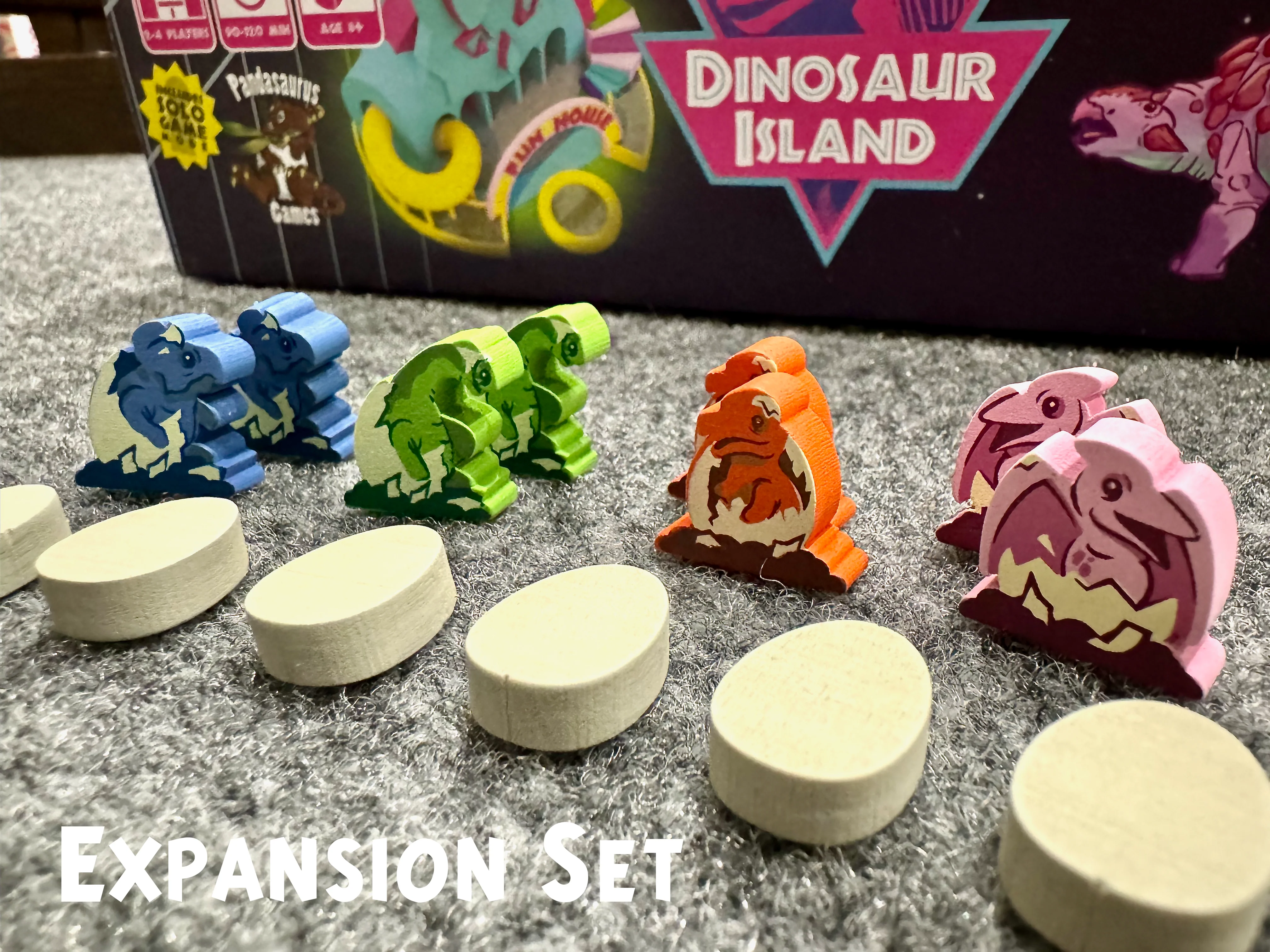 Dinosaur Island: Wooden Dinosaur Upgrade Set (Meeple Source) - Image 9