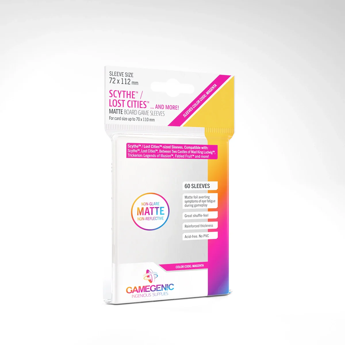 Gamegenic - Prime Sleeves, Board Game Sizes, Clear - Image 25
