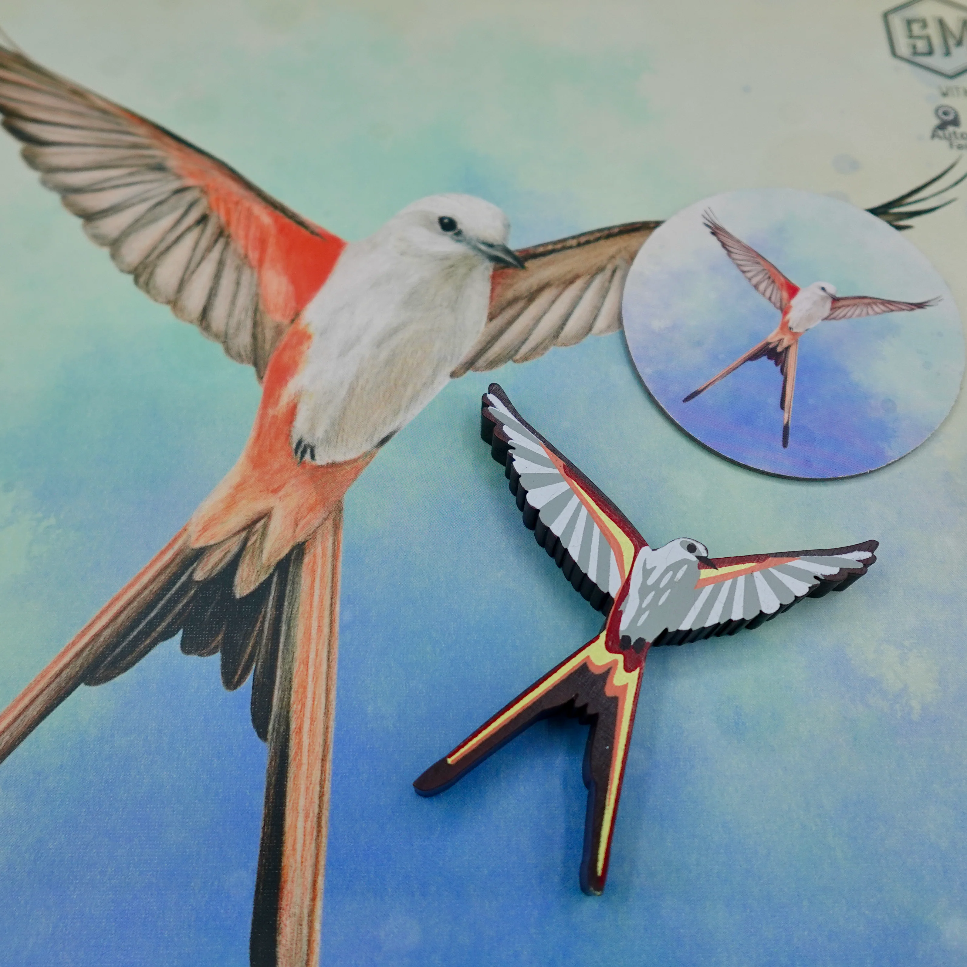 Wingspan: Wooden Upgrade for 1st Player Marker (Meeple Source) - Image 3