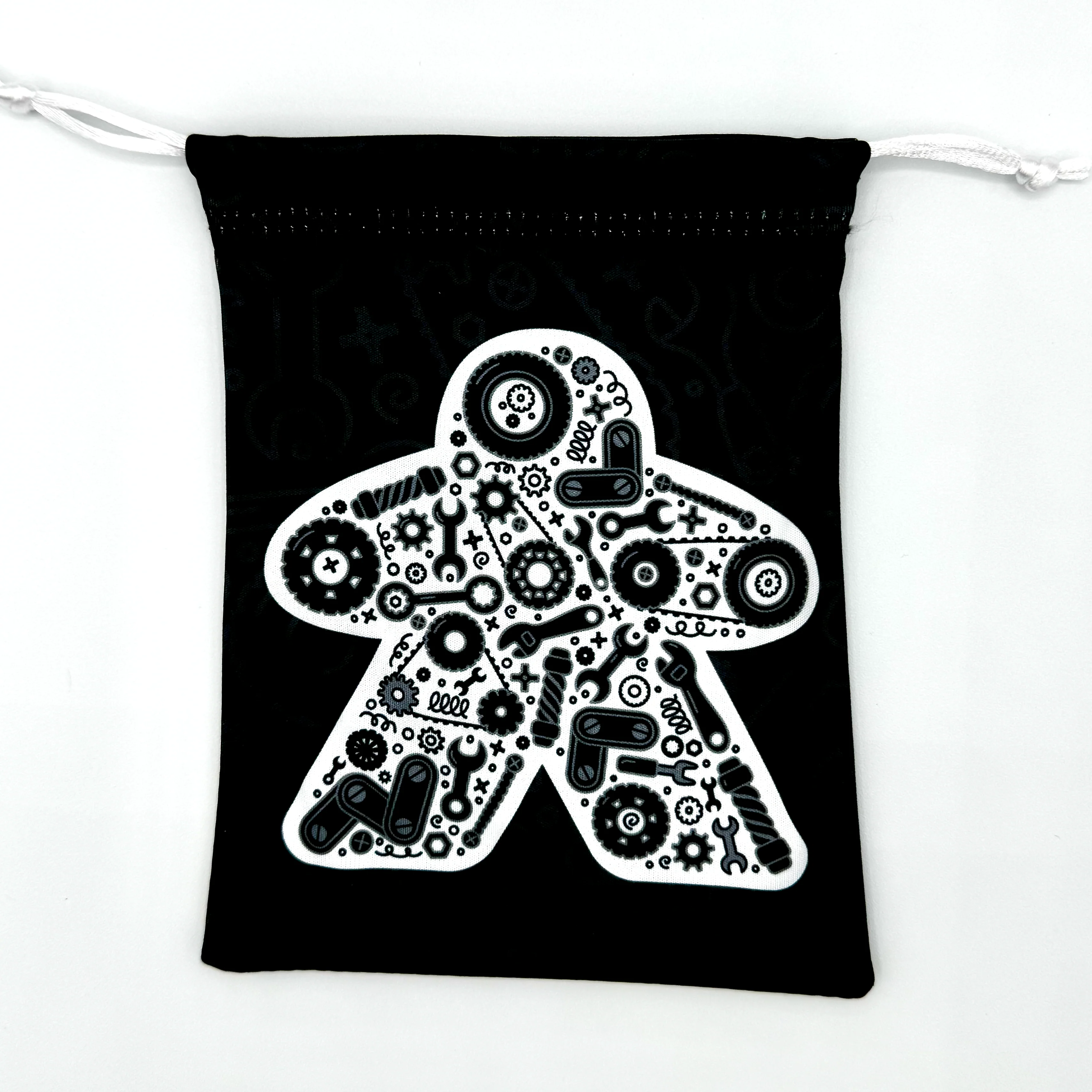 Microfiber Drawstring Bags - Meeple Patterns - Image 15