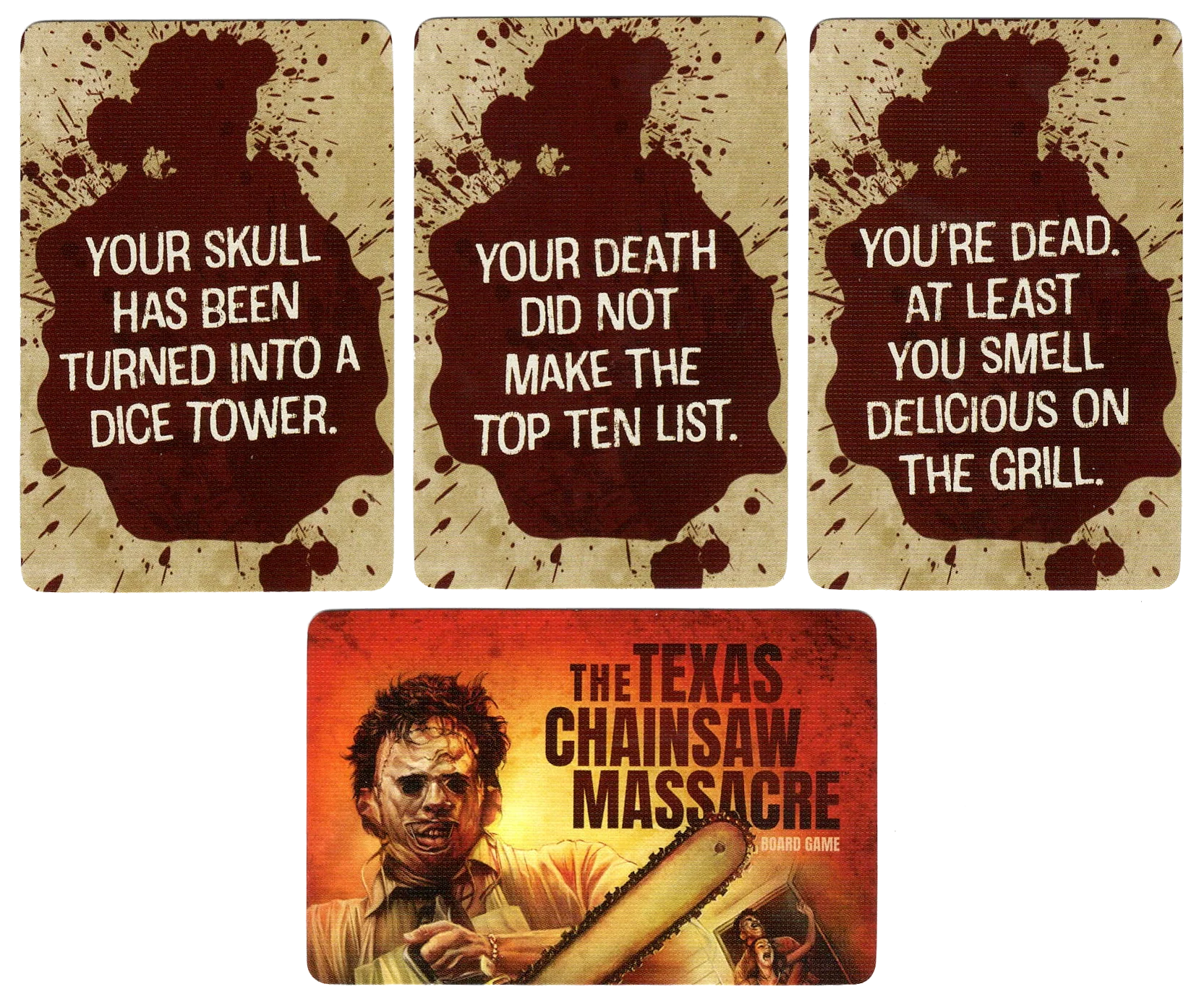 The Texas Chainsaw Massacre Board Game: Dice Tower 2023 Promo Death Cards